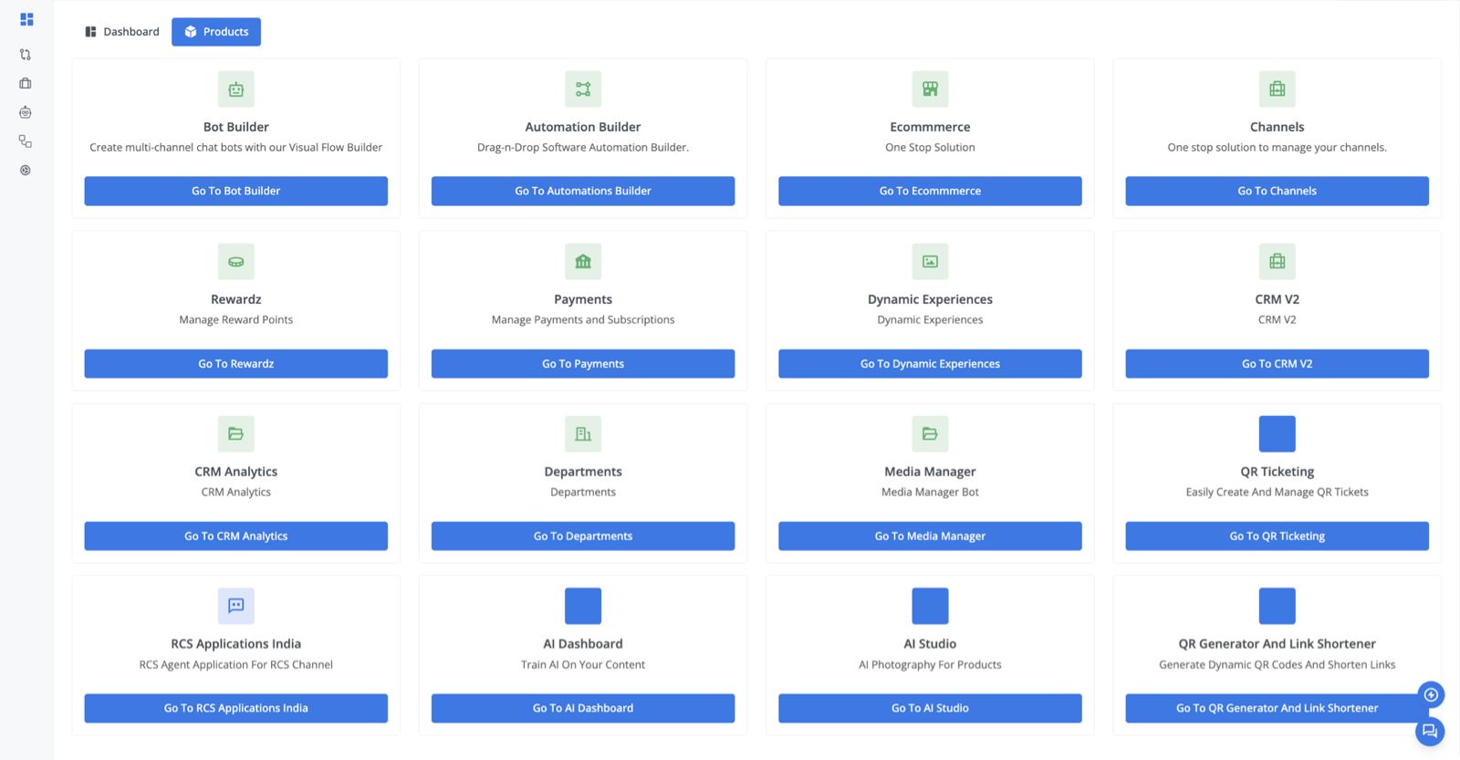 Dashboard Screenshot